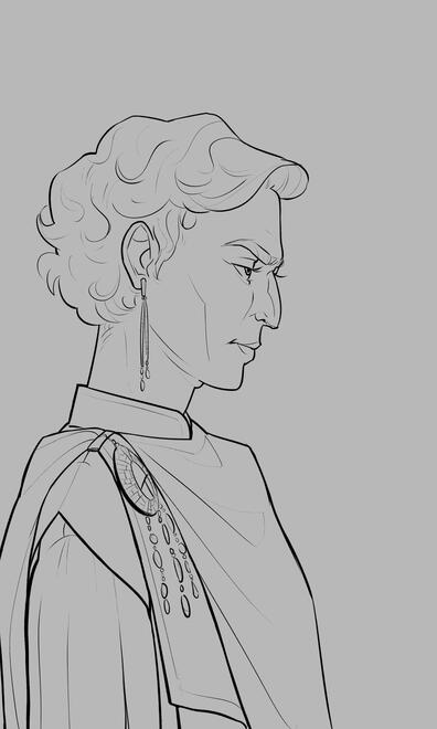 Sketch, monochrome + simple linework